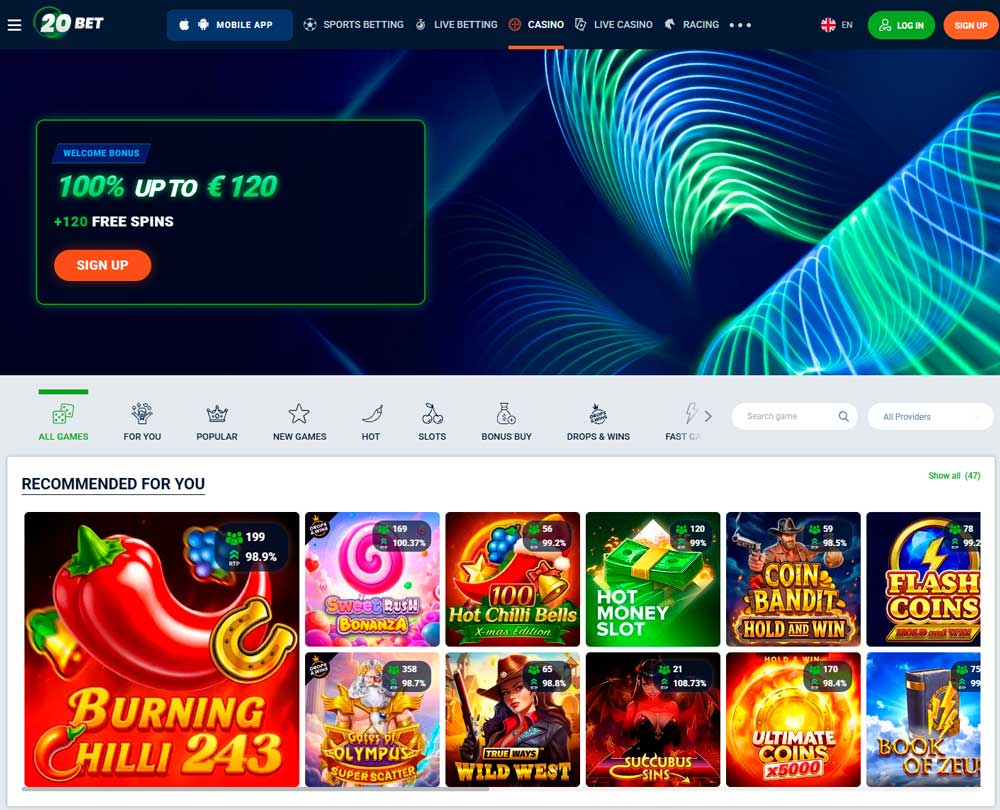 20bet Casino