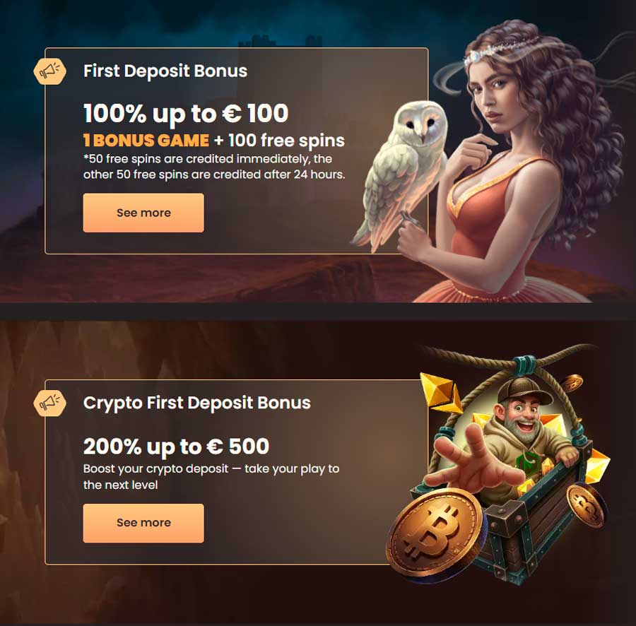 National Casino bonus offers