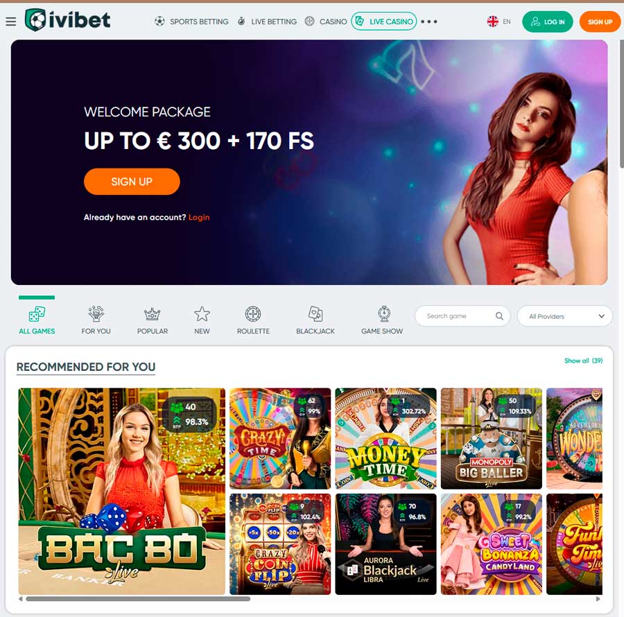 Ivibet Live Casino